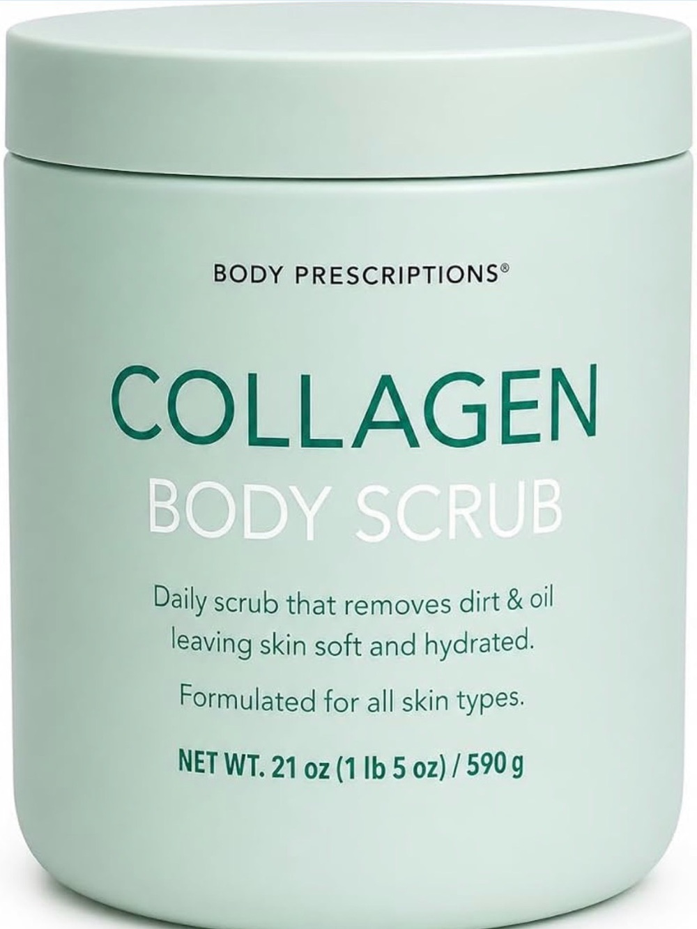 Body Prescriptions Collagen Body Scrub - Mint Green